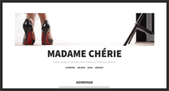 Desktop Screenshot of madame-cherie.com